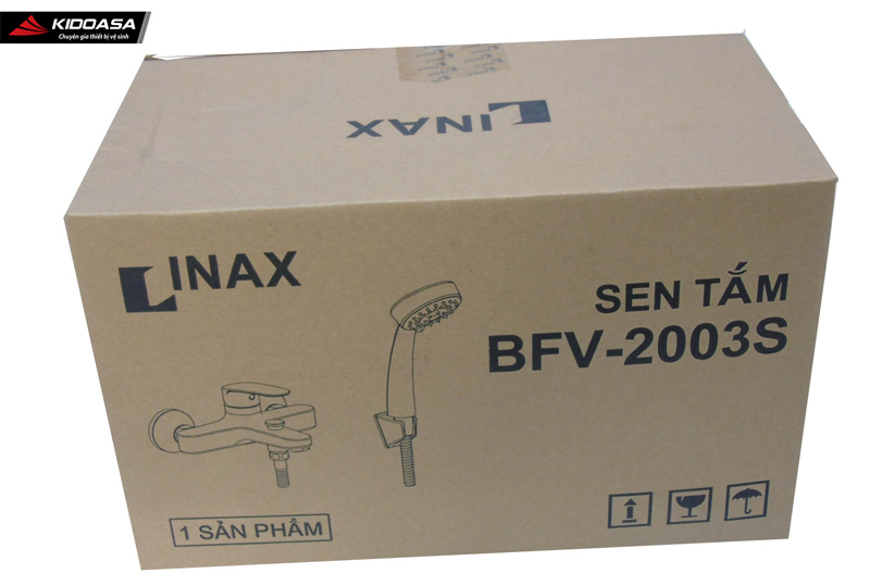 Đập hộp sen tắm nóng lạnh Inax BFV-2003S