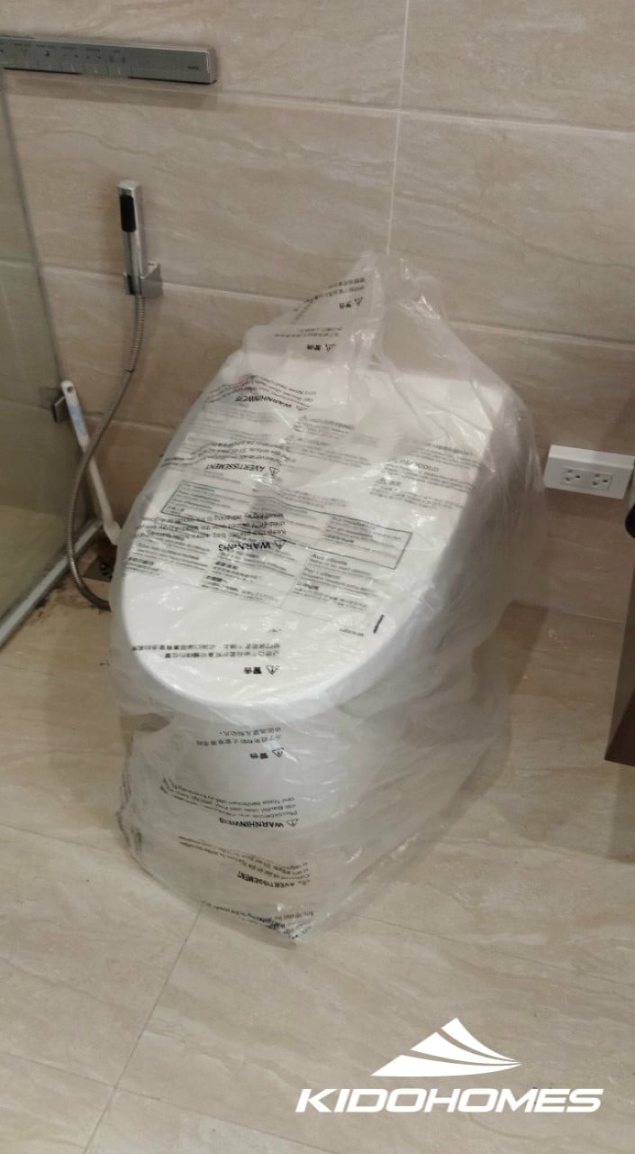 Kidoasa lắp đặt bồn cầu điện tử thông minh TOTO NEOREST DH CS989VT/TCF9788WZ/T53P100VR