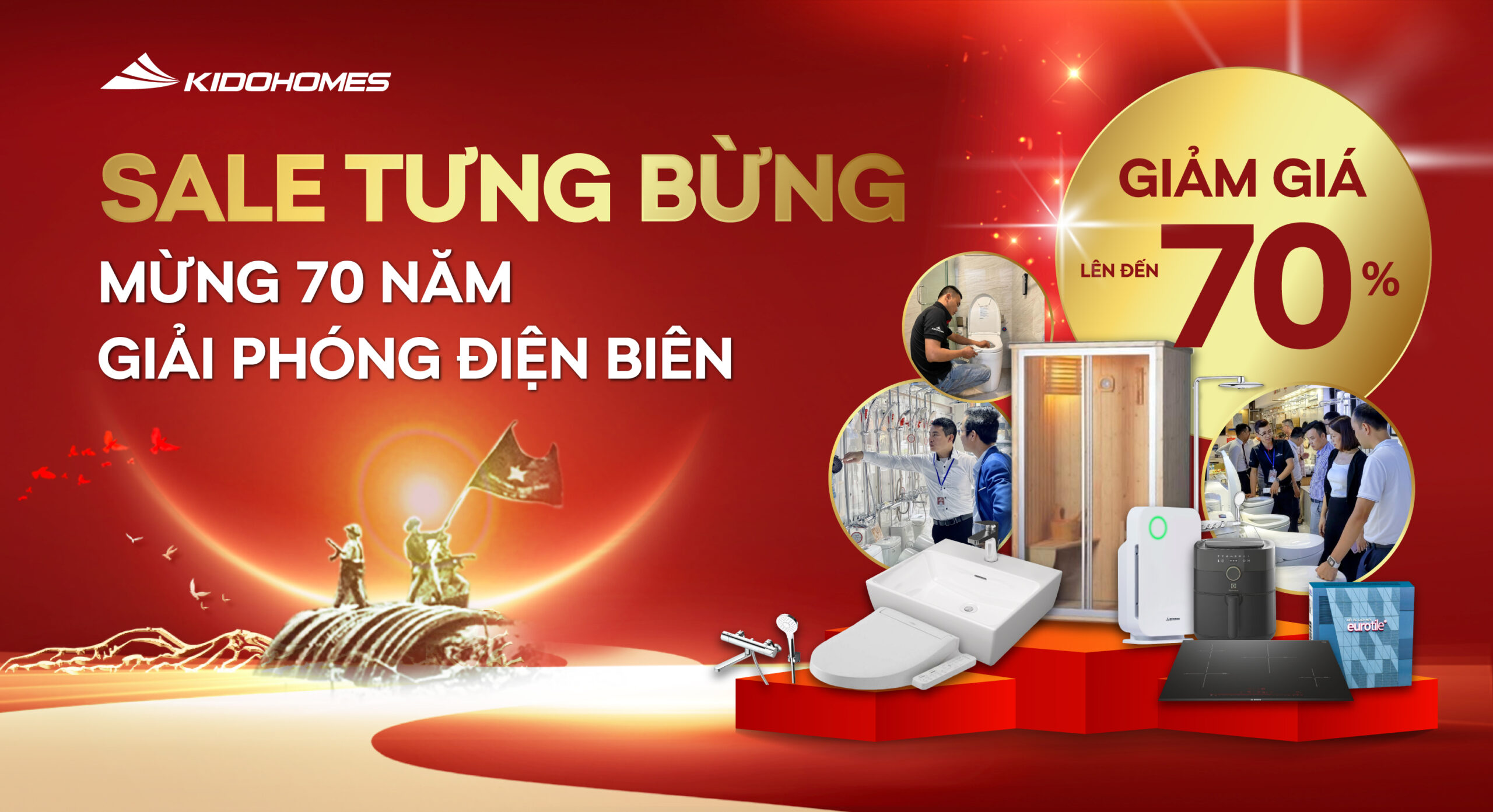 khuyến mại giảm giá giải phóng điện biên