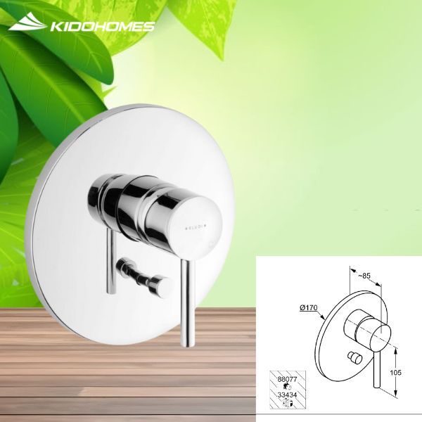 Bộ sen tắm âm tường Kludi Bozz 33434/386600576/6653405-00/6433005-00/636005-00/6816005-00