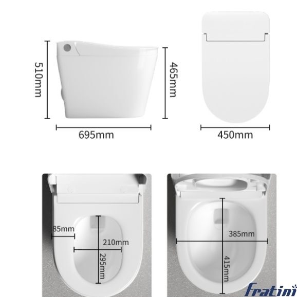 Bồn cầu liền khối Fratini Verona 39010108