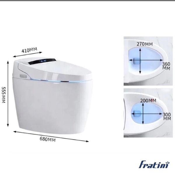 Bồn cầu thông minh Fratini Sorrento Smart 39010802 15 Bồn cầu thông minh Fratini Sorrento Smart 39010802
