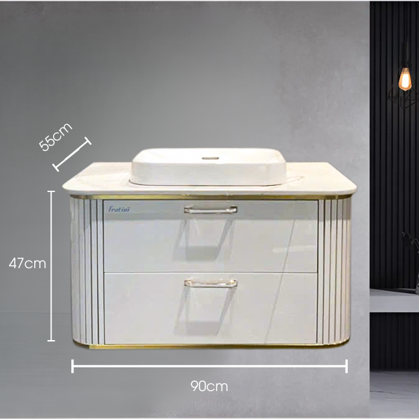 Tủ Chậu Fratini Neoclassical White 390301339055