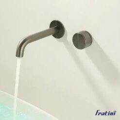Vòi âm tường nóng lạnh điều chỉnh núm xoay Fratini Venice Grey model 39041612GY