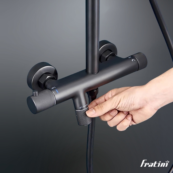 Sen cây tắm nhiệt độ Fratini Nevada Black model 39050330BK - Ảnh 6