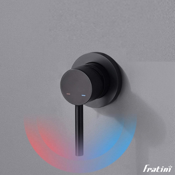 Sen cây tắm âm tường nhiệt độ Fratini Milano Black model 39050626BK - Ảnh 4