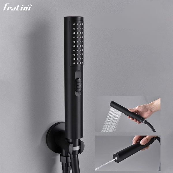 Sen cây tắm âm tường nhiệt độ Fratini Milano Black model 39050626BK - Ảnh 3