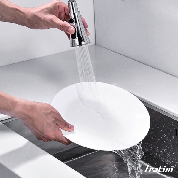 Vòi bếp dây rút Fratini Milano model 39090603 - Ảnh 3