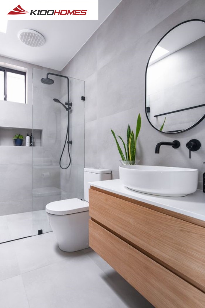 An toàn và dễ vệ sinh – ưu tiên hàng đầu trong thiết kế phòng tắm