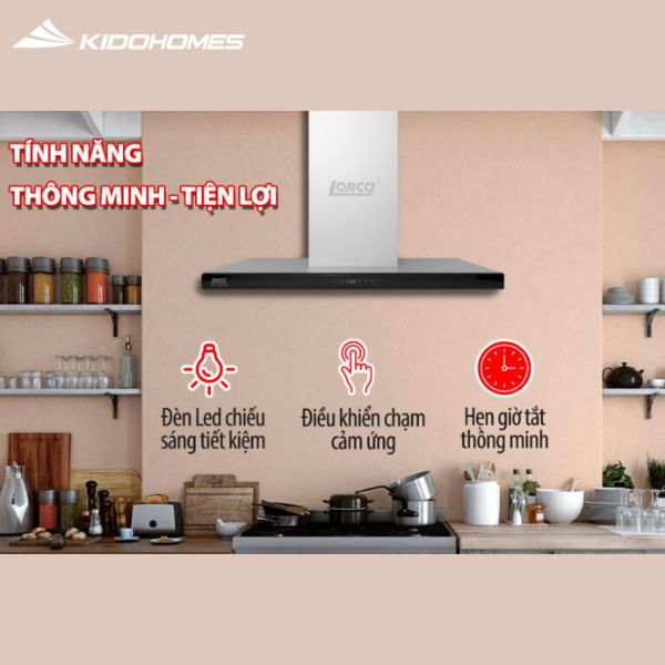 Máy hút mùi Lorca TA-6007TM-90CM