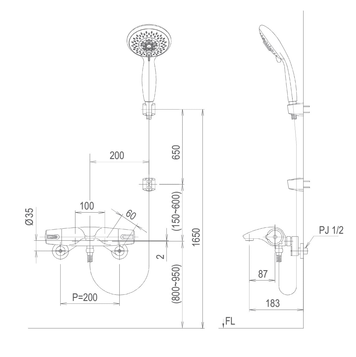 Sen tắm INAX BFV-213S-1C