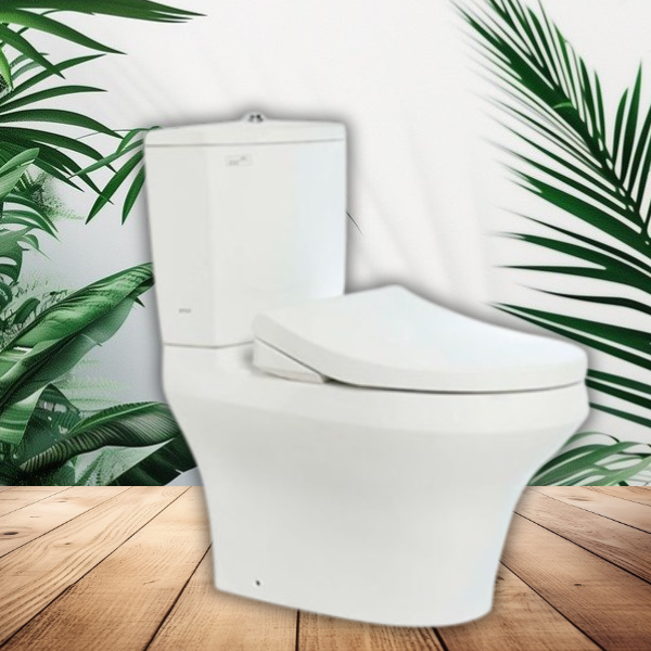 Bồn cầu 2 khối TOTO CS945PDE4#W, thoát ngang