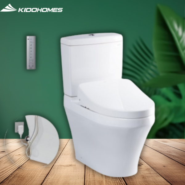 Bồn Cầu 2 Khối Nắp Rửa Điện Tử TOTO CS945PDW11#XW