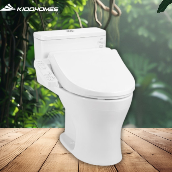 Bồn Cầu 1 Khối Nắp Rửa Điện Tử TOTO MS855DW18#XW