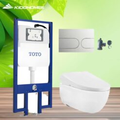 Bồn cầu treo tường nắp điện tử TOTO CW812REA/TCF47360GAA/WH172AT/TCA546/MB175M#SS
