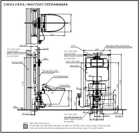 CW822REA/TCF24460AAA/WH172AT/TCA465/MB170P#SS