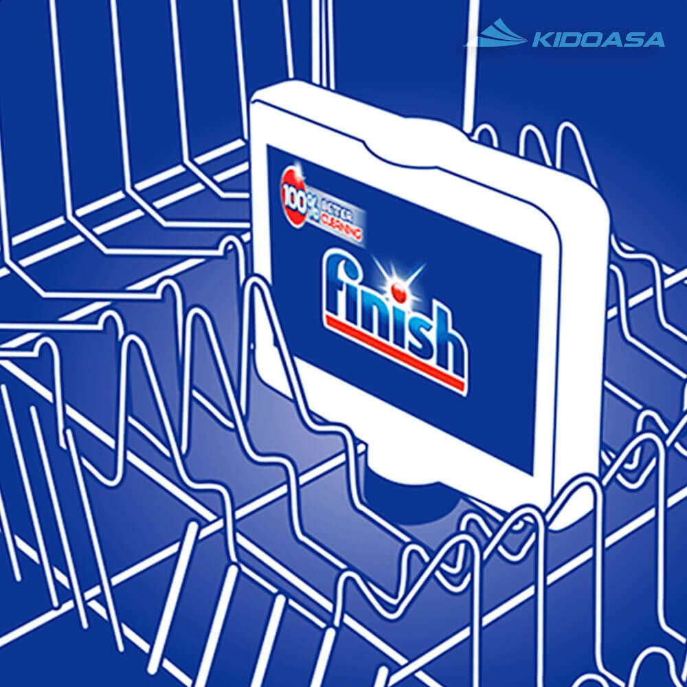 Dung dịch vệ sinh máy rửa bát Finish Dishwasher Cleaner 250ml - Ảnh 3