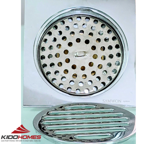 Ga thoát sàn Samwon S635XL - Dạng tròn không đối xứng - Ảnh 3
