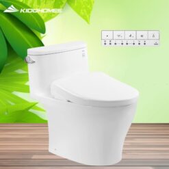 Bàn cầu 1 khối kèm nắp rửa điện tử  WASHLET dòng S7 MS887CRW23/TCF47360GAA