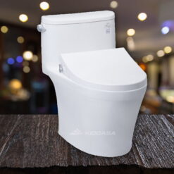 Bồn cầu 1 khối TOTO MS887RE4#XW – Nắp rửa lạnh