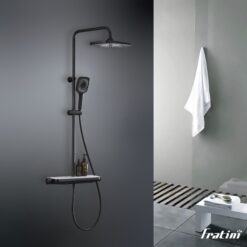 Sen cây tắm Fratini Sorrento Black White Shelf model 39050101BK