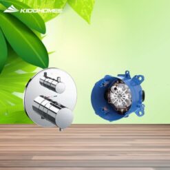 Van điều chỉnh nhiệt độ kèm phụ kiện âm tường TOTO TBV01408B/TBN01001B