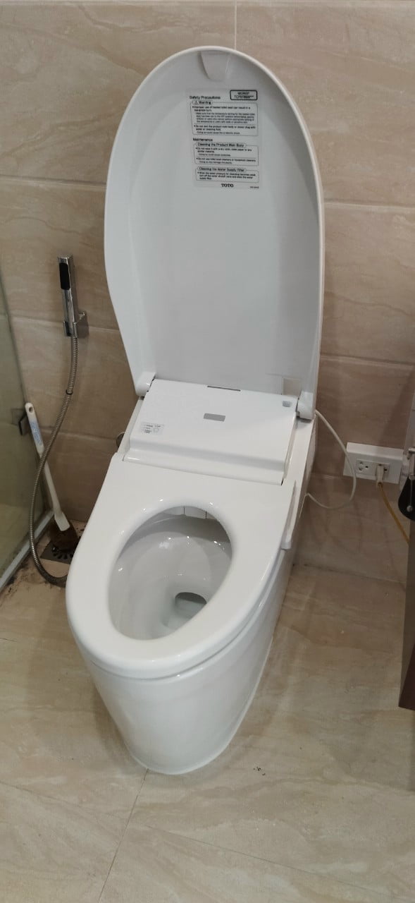 Kidoasa lắp đặt bồn cầu điện tử thông minh TOTO NEOREST DH CS989VT/TCF9788WZ/T53P100VR
