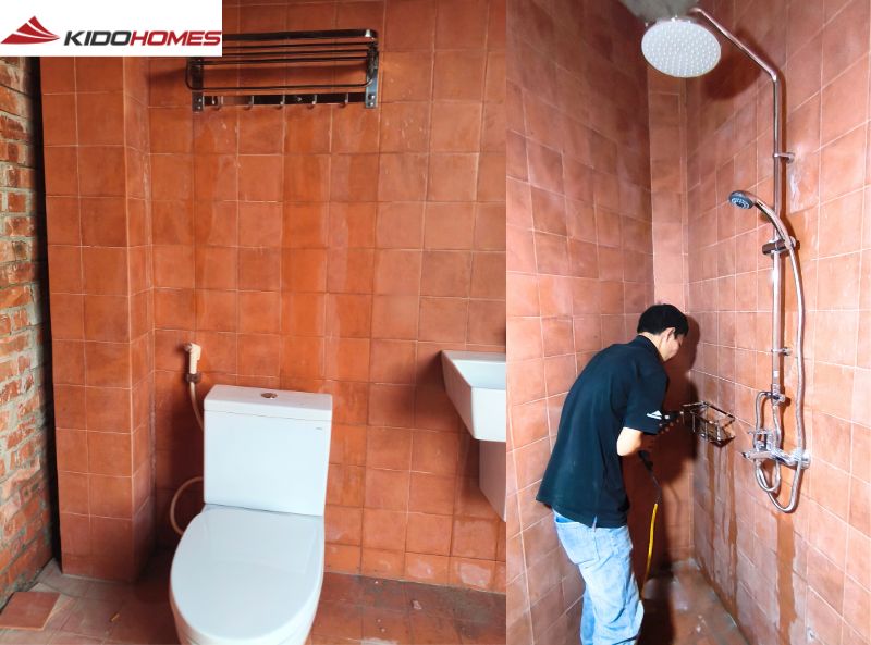 Hoàn thiện và bàn giao 2 phòng tắm đồng bộ cho khách hàng tại Hà Nội