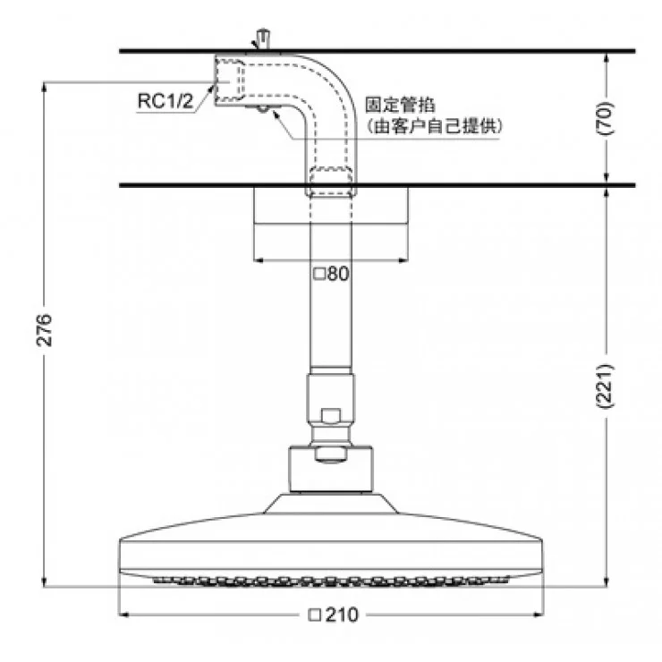 Bát Sen TOTO TBW02003B1A Gắn Trần