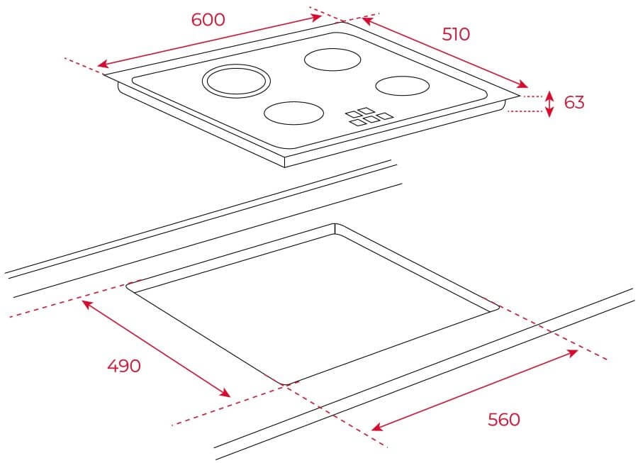 Bếp từ 3 vùng nấu Teka TT 6315 - Ảnh 2