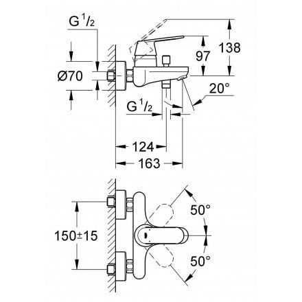 ban-ve-bo-tron-sen-tam-grohe-eurosmart-cosmo-32831000