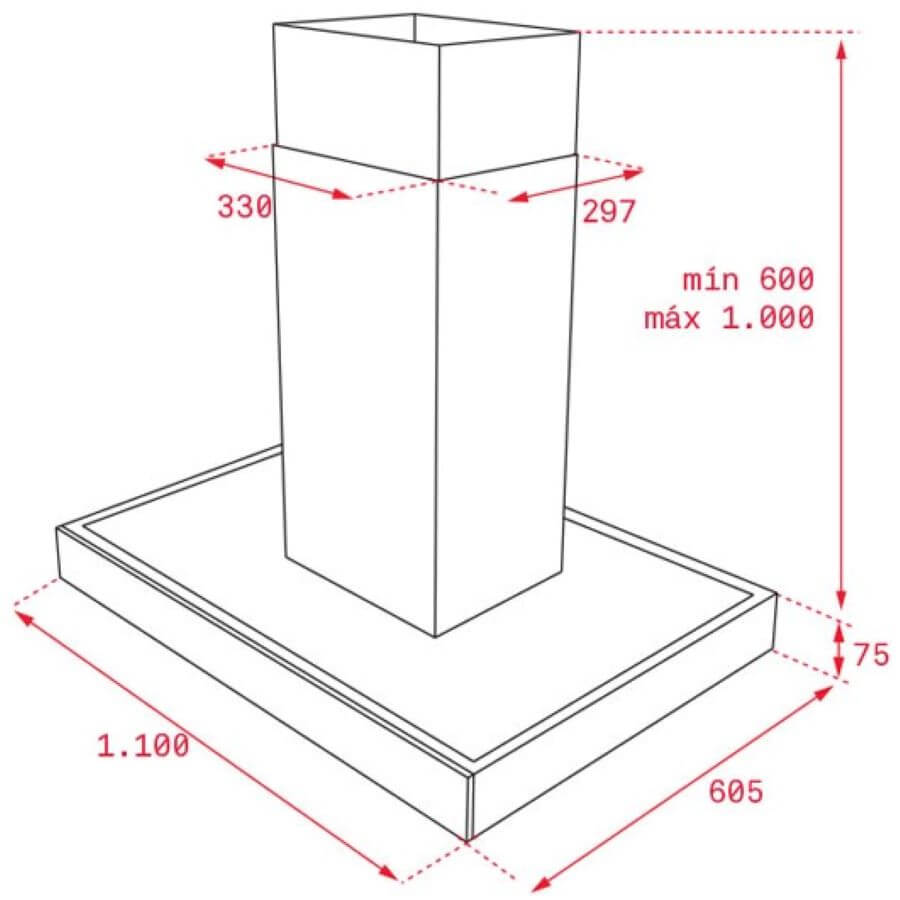 Máy Hút Mùi TEKA DPL ISLAND 1185 - Ảnh 2