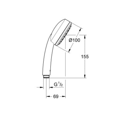 Bản vẽ kĩ thuật của Bát sen Ntempesta Cosmo 26082001