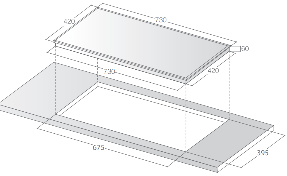 Bản vẽ kĩ thuật của sản phẩm Lorca LCI 886