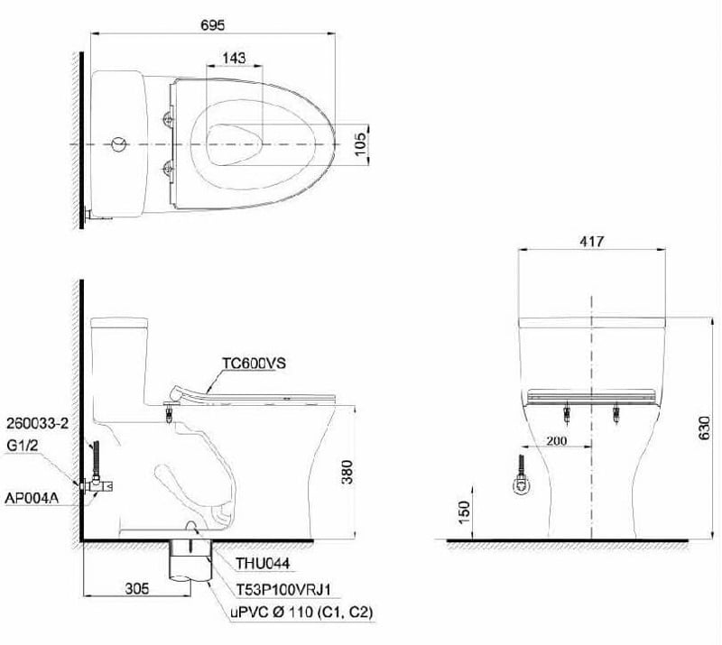 ban ve ki thuat bon cau toto ms855dt8 xw db 5600