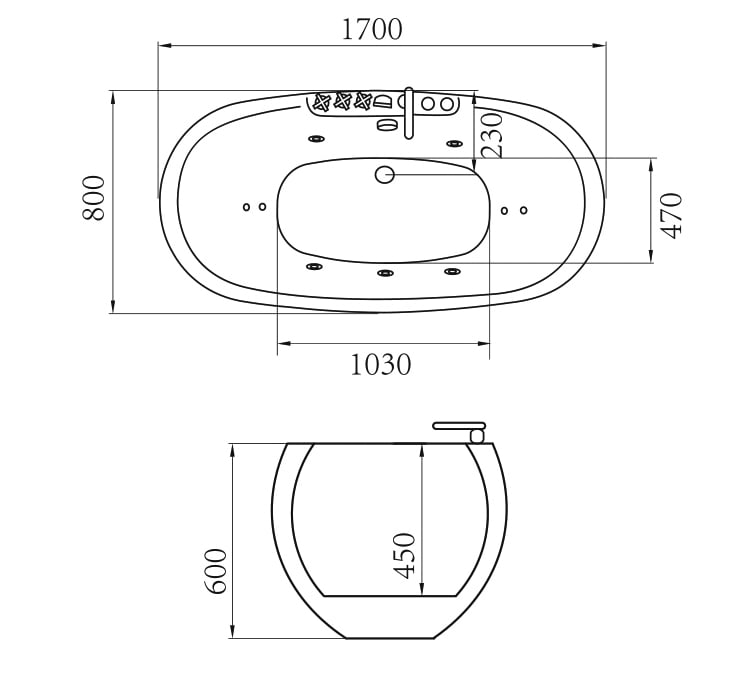 Bồn tắm Govern JS-6204 - Ảnh 2