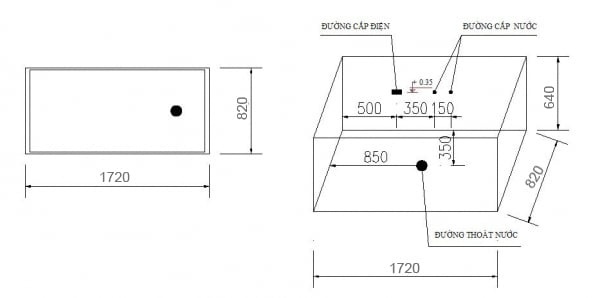 Bồn tắm massage Govern K-3008P (Ngọc trai) - Ảnh 2