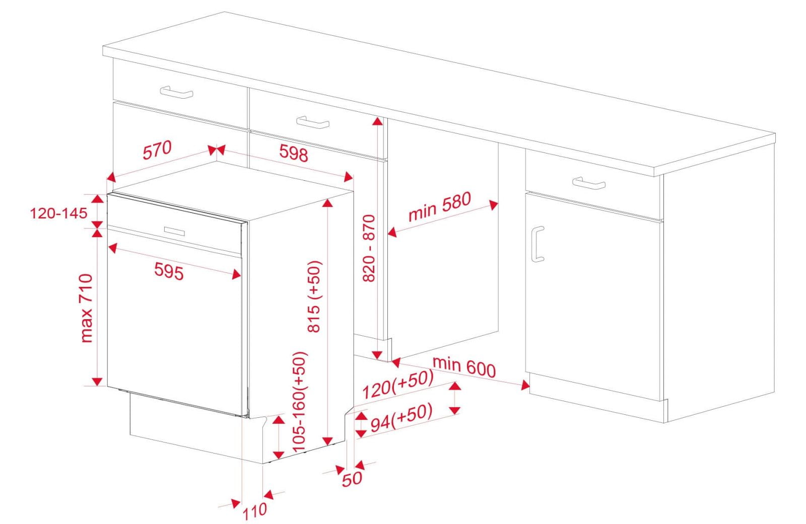 Máy Rửa Bát TEKA DFS 76850 220 50 SS - Ảnh 4