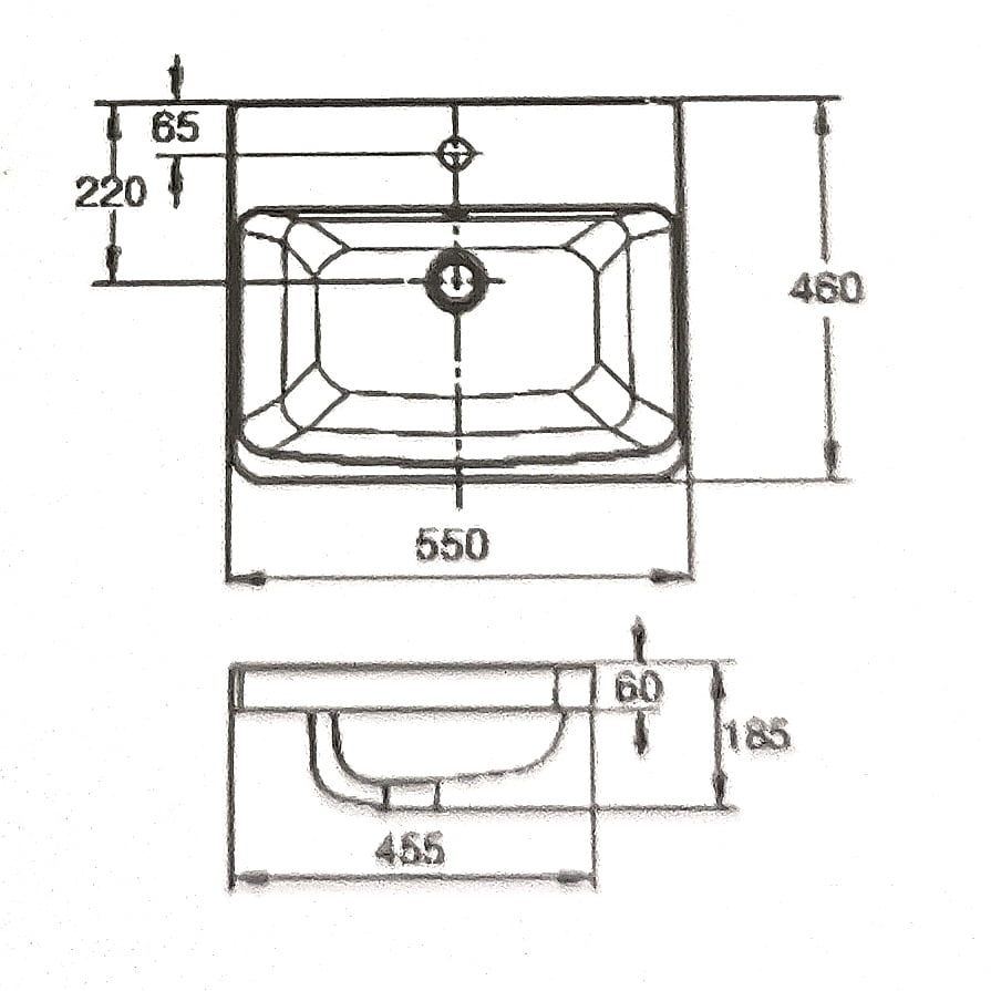 Chậu rửa mặt American Standard WP-F417 - Ảnh 2