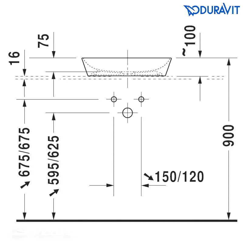 ban ve ky thuat chau rua mat duravit cape cod 233950 v2