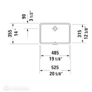 ban-ve-ky-thuat-chau-rua-mat-duravit-vero-033048