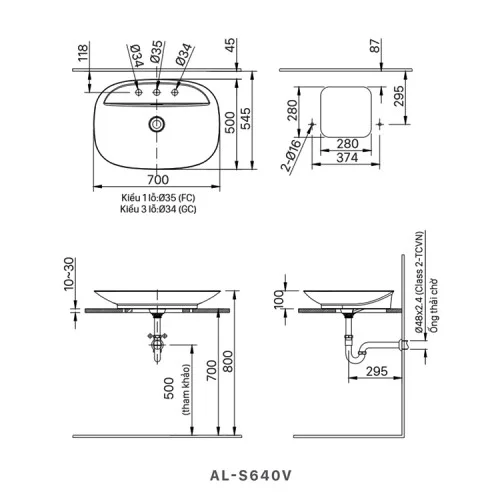 ban ve ky thuat chau rua mat inax al s640v 1