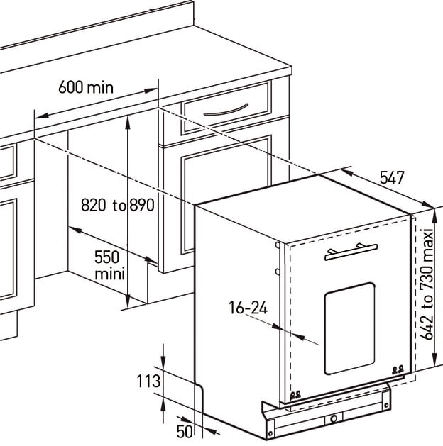 Máy rửa bát Brandt VH1225JE1 - Ảnh 2