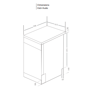 Máy rửa bát Lorca TA 918 - Ảnh 2
