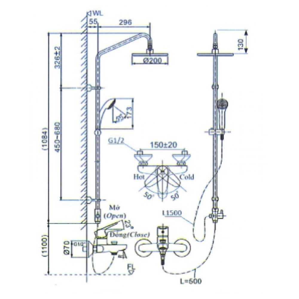 ban-ve-ky-thuat-sen-cay-inax-bfv-1115s-4c