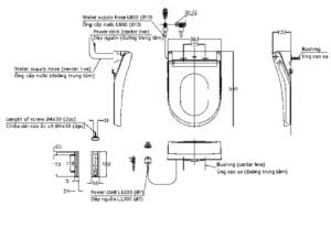 Nắp Rửa Điện Tử TOTO TCF34570GAA#NW1