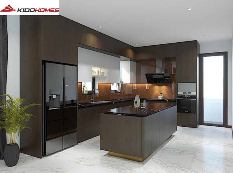 Bếp có đảo: Biến bếp thành không gian gắn kết