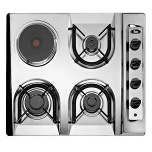 Bếp ga Teka ES/60.2 3G 1P AL AL S/STEEL