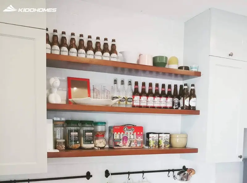 Sử dụng hộp đựng đồng bộ để giảm cảm giác chật