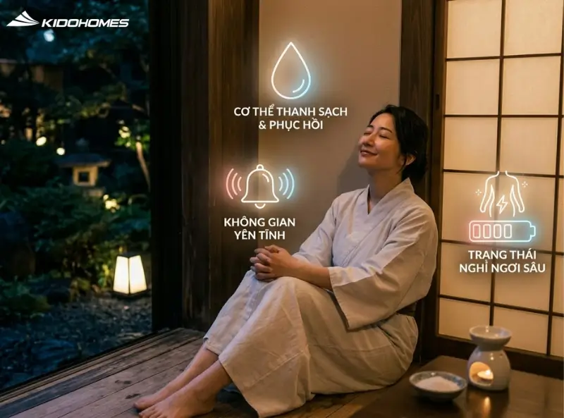 Quy trình tắm Ofuro đúng cách